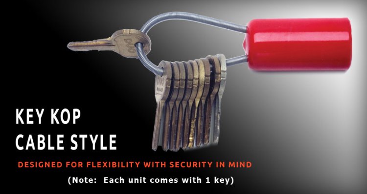 Key Kop* - Cable Style - Note: Each unit comes with 1 key